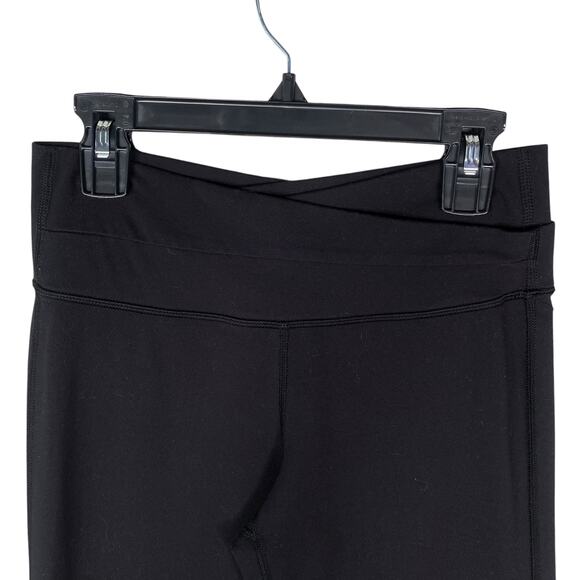 Lululemon Black Astro Crossover Waist Boot Cut Athletic Pants SZ 4 - Picture 6 of 8
